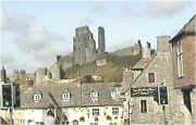 Corfe from the town